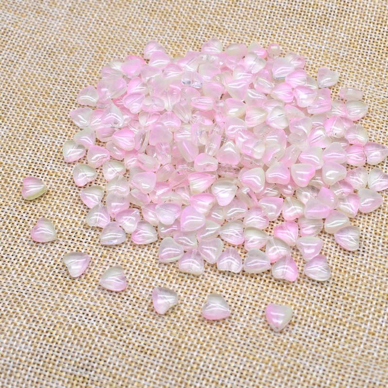 8mm 30/60 kristallen glazen kralen in de vorm van een hartje voor het maken van sieraden, doe-het-zelf kettingen, handgemaakte knutselwerkjes, tsjechische glazen losse tussenkralen