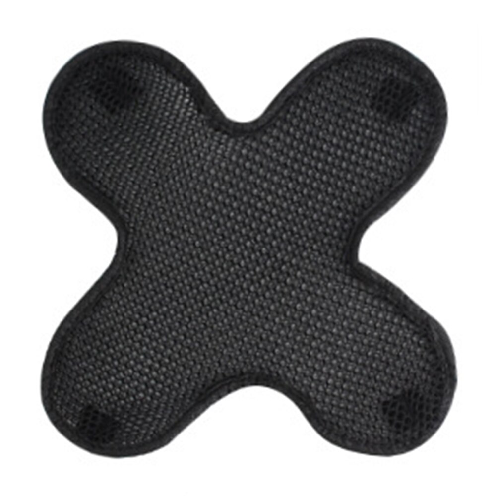 Motorcykelhjälm inre kuddar andas skoter motorcykel 3d honeycomb mesh moto hjälm kudde buffert hjälm kuddar: Svart