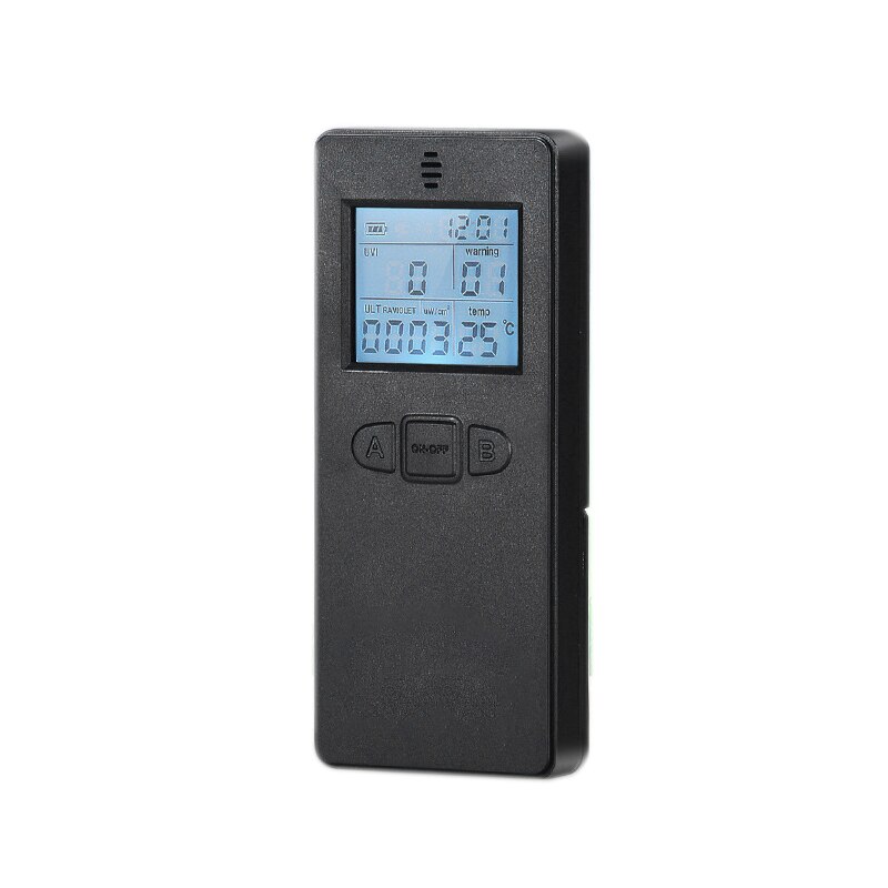 Digital Ultraviolet Radiation Detector UV UVI Meter Dosimeter Tester Counter with Temperature Display