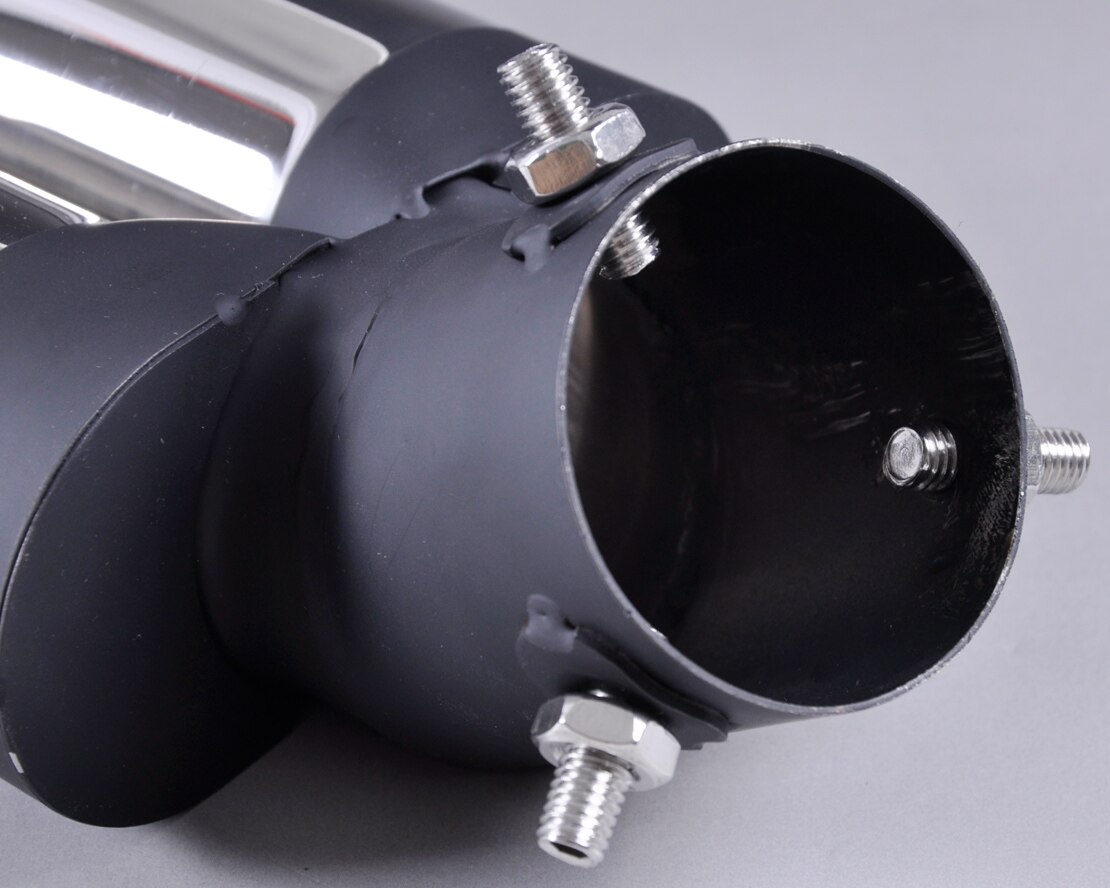DWCX Universal Stainless Steel Exhaust Tail Rear Muffler Tip Pipe For Chevrolet Cruze Ford focus Ford fiesta -
