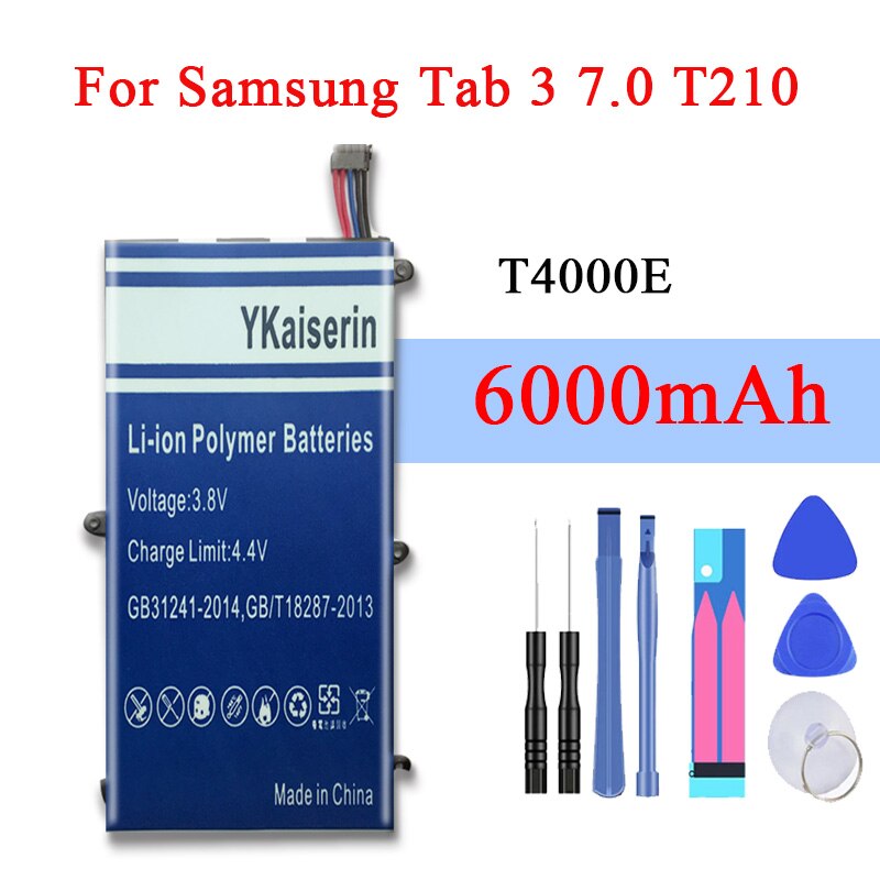 Batterij Voor Samsung Galaxy Tab 2 3 4 7.0 7.7 8.0 10.1 Tab 3 Lite Sm T111 T230 T210 T310 t530 T330 Gt P6800 P3100 P5200/SM-T230: Tab 3 8.0  T310