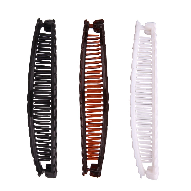 Pinzas para el pelo de Color sólido, pinza Banana para el pelo, pasadores, accesorios para el cabello para mujeres y niñas, pinza para el pelo