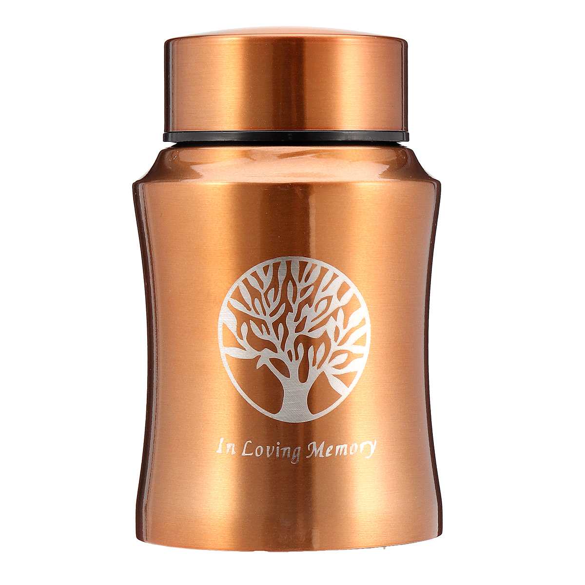 Złoto/srebro drzewo urny ze stali nierdzewnej zwierzęta placki kot ptaki mysz kremacja urna na prochy pamiątka trumna columbar zwierzęta pamiątki: Tree złoto