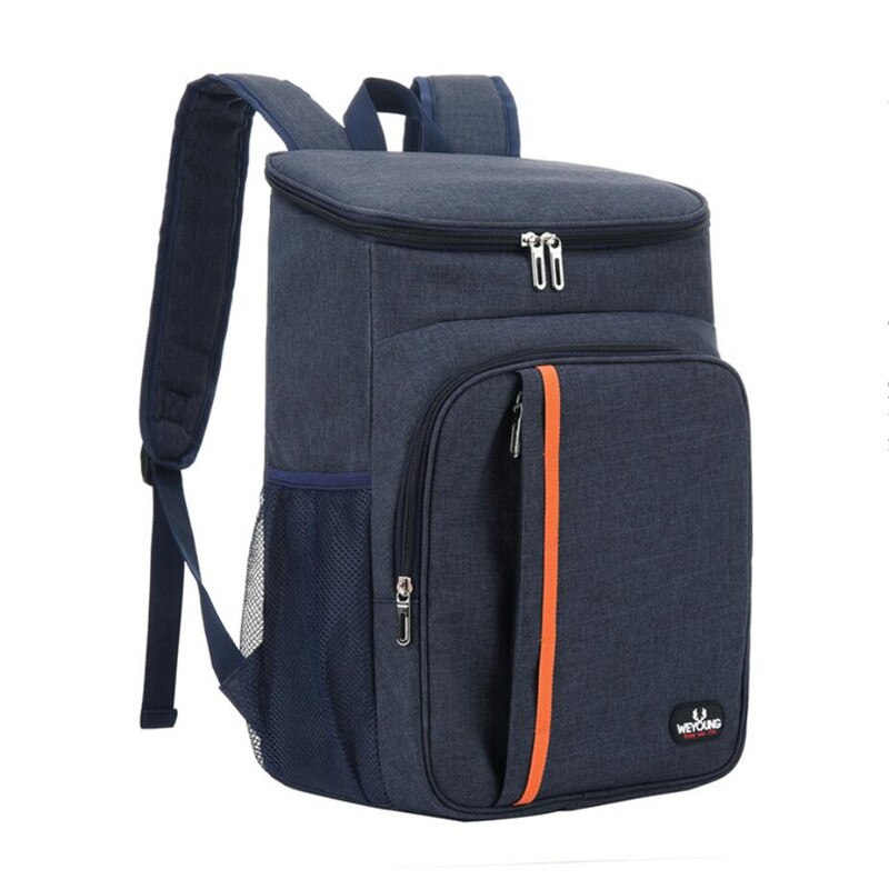 Oxford Big Cooler Bag Outdoor Large Capacity Leak Proof Men Woman Thermal Insulated Cooler Shoulder Backpack Picnic Bag