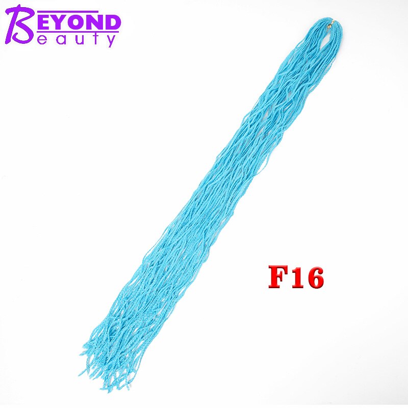 Box Braids Extensions Hair For Crochet Braids Synthetic Braiding Hair Micro Braid Crochet Hair Zizi Braids 50g / pack: #Blue