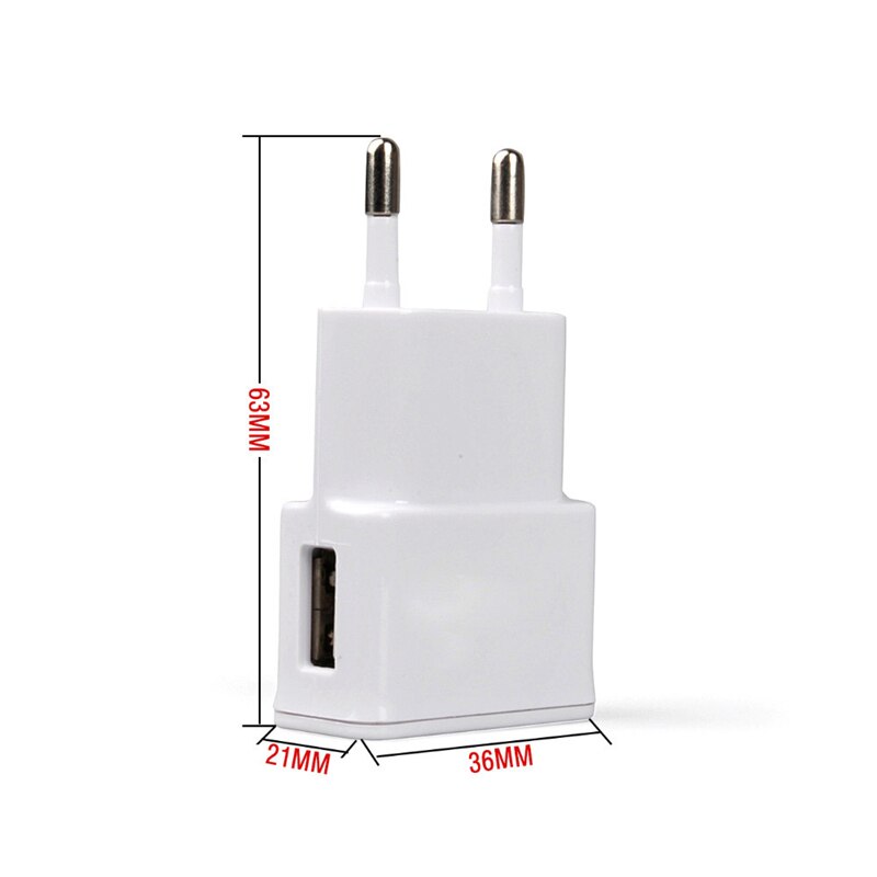 1Pc 5V 2A Muur Usb Charger Usb Eu Us Plug Voor Samsung Iphone Mobiele Telefoon Opladen Power Adapter micro Charger Reizen Universele