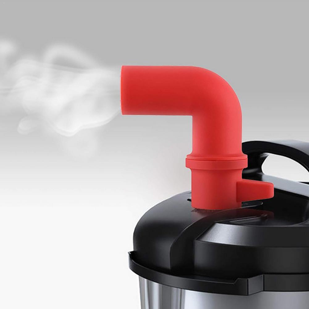 Red Silicone Steam Release Diverter Pressure Release Valve Accessories 360 Rotating For Instant Pot Pressure Cooker