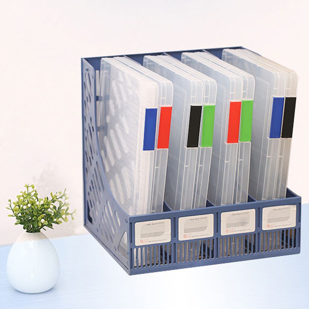 A4 Transparent Storage Box Clear Plastic Document Paper Filling Case File Box