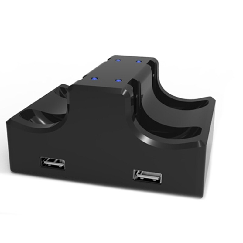 Vierfach-ladegerät für gamecontroller der switch mit ladestation und 4 led-anzeigen, ladeständer
