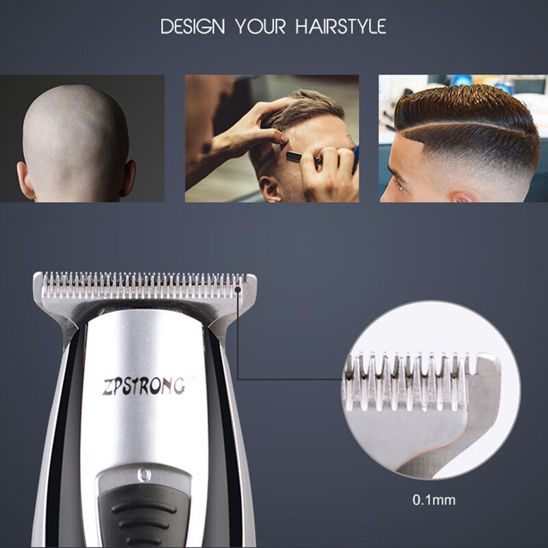 ZPSTRONG 110-240V Multifunctional Hair Clipper Wired Trimmer Beard Trimmer US Plug