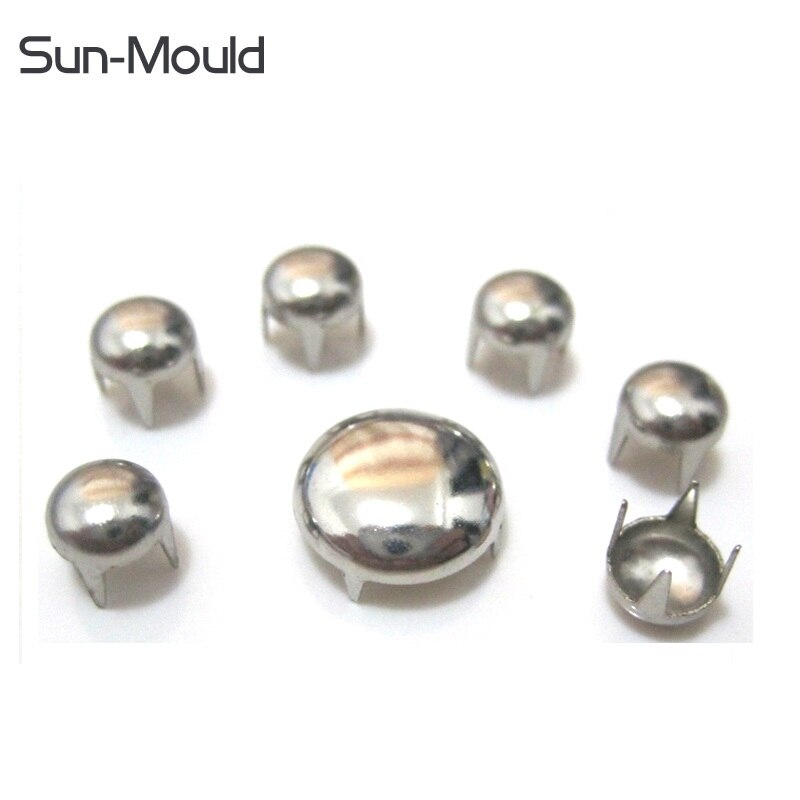 leathe shoes bag round flat rivet Sliver Black Bronze gold rivet screw rivets accessories decoration 500pcs/lot