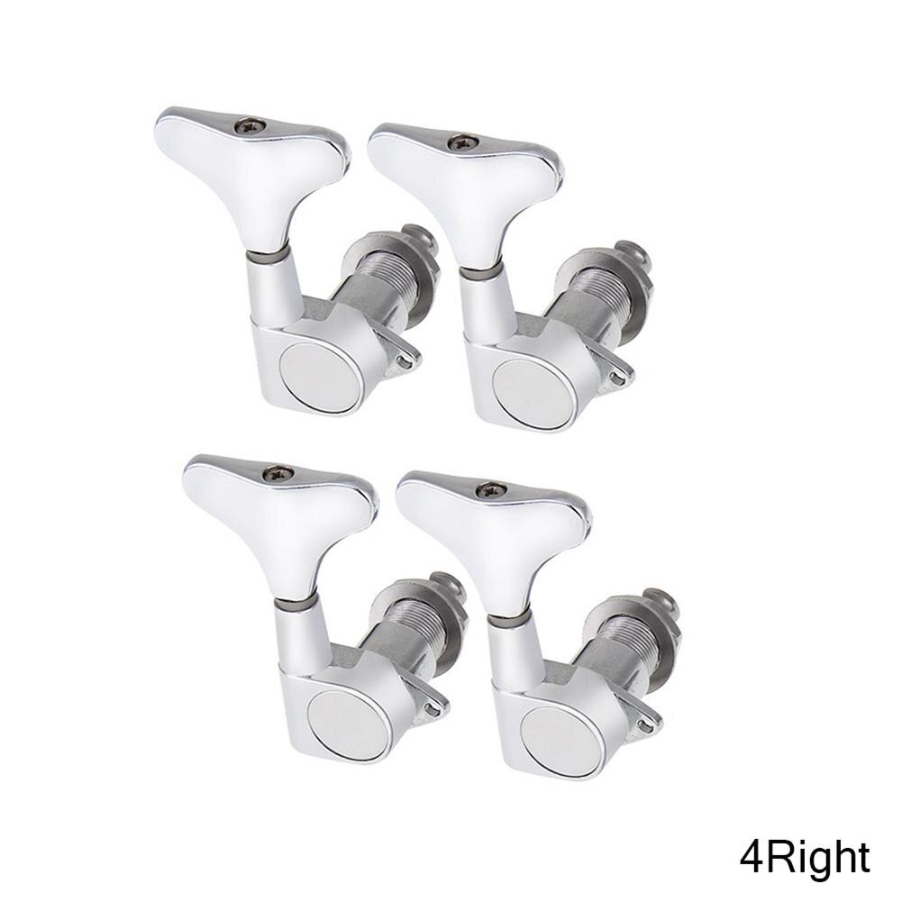 Electric Bass Tuning Pegs Tuners Machine Heads Knobs Set for Acoustic String Jazz Bass Replacement Music Instrument Parts: 4 right