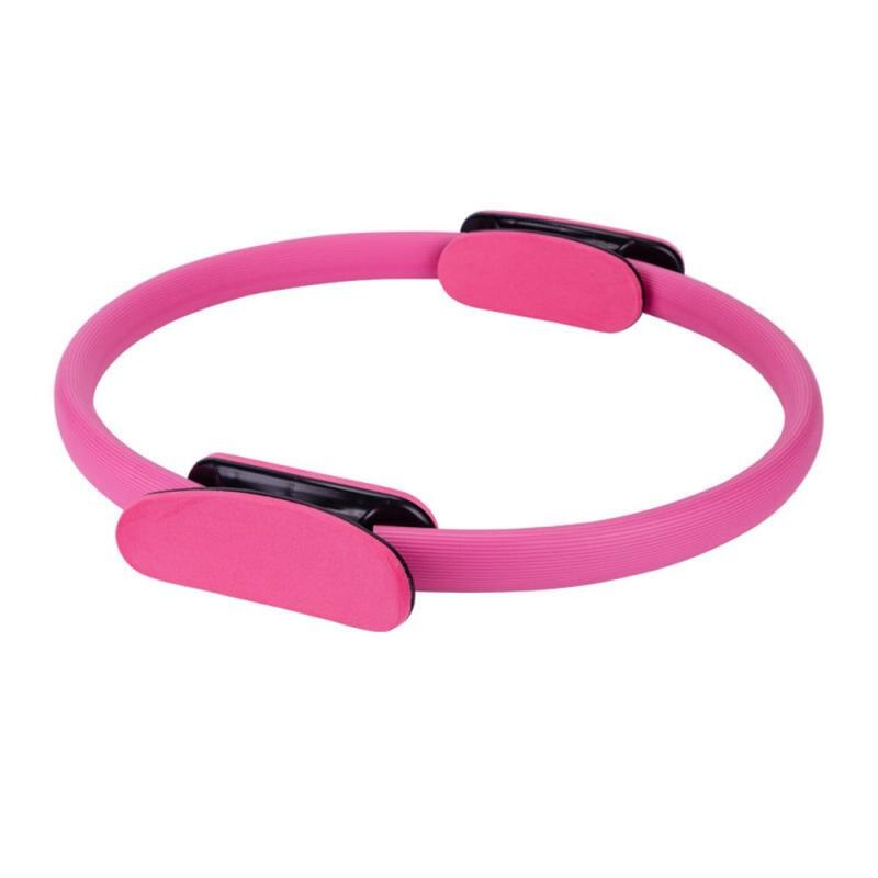 4 Kleur Draagbare Yoga Cirkels Pp En Eva Yoga Ring Geen Slip Handgrepen Yoga Pilates Ring Voor Indoor Sport Professionele praktijk: Paars