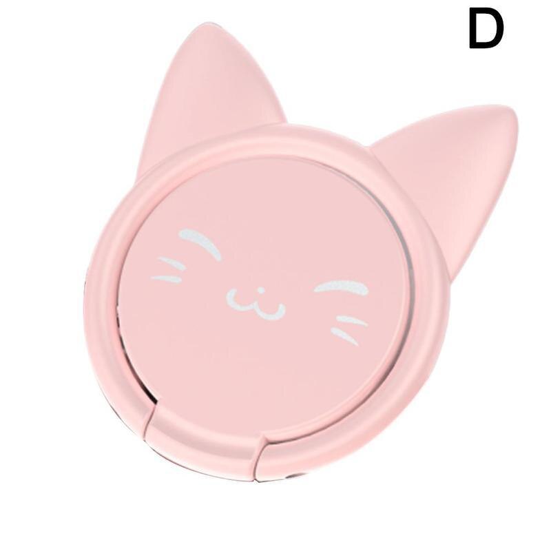 Metalen Vinger Ring Houder Mobiele Telefoon Smartphone Autohouder Accessoires Beugel Leuke Auto Mount Bracket Stand Stand Magnetische B0V6: D