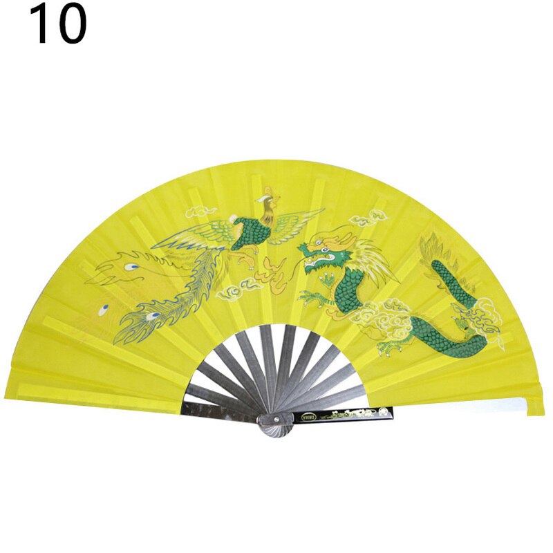 Rustfritt stål tai chi fan fitness kung fu kampsport ytelse dans fan rustfritt stål kampsport fan: 10