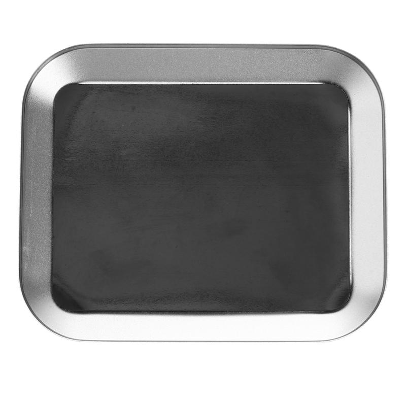 Magnetic Nut and Bolt Tray Square Magnetic Parts Holder for Screws Sockets Bolts and Tools(Silver): A