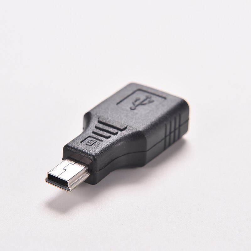 Mini usb usb 2.0 a hona till mikro / mini usb  b 5- stifts hankontakt otg värd adapter omvandlare kontakt upp  to 480 mbps svart: Mini-usb
