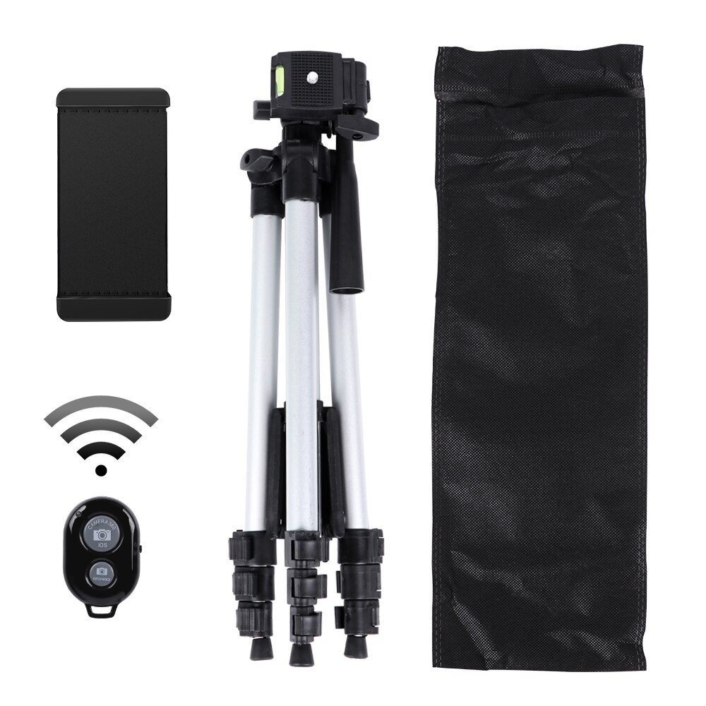 Stativ til mobil stativ kamera dslr pinne para bluetooth stativ monopod kam eske fotoholder bord smarttelefon stativ til kamera: Sett 4