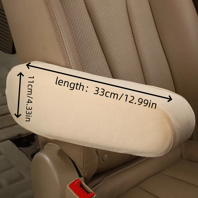 1pc elastisk stof og elastisk båndbeskyttelse, slidstærkt komplet sæt armlænsbetræk til bilen