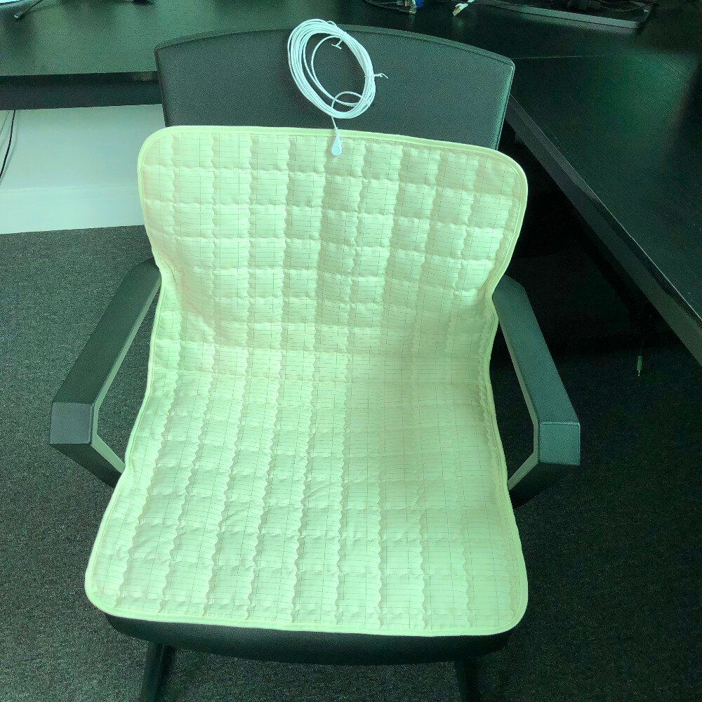 Arrial EARTHING throw pad seat pad EMF protection conductive mat 50*70cm Earthing Silver Plush Pad