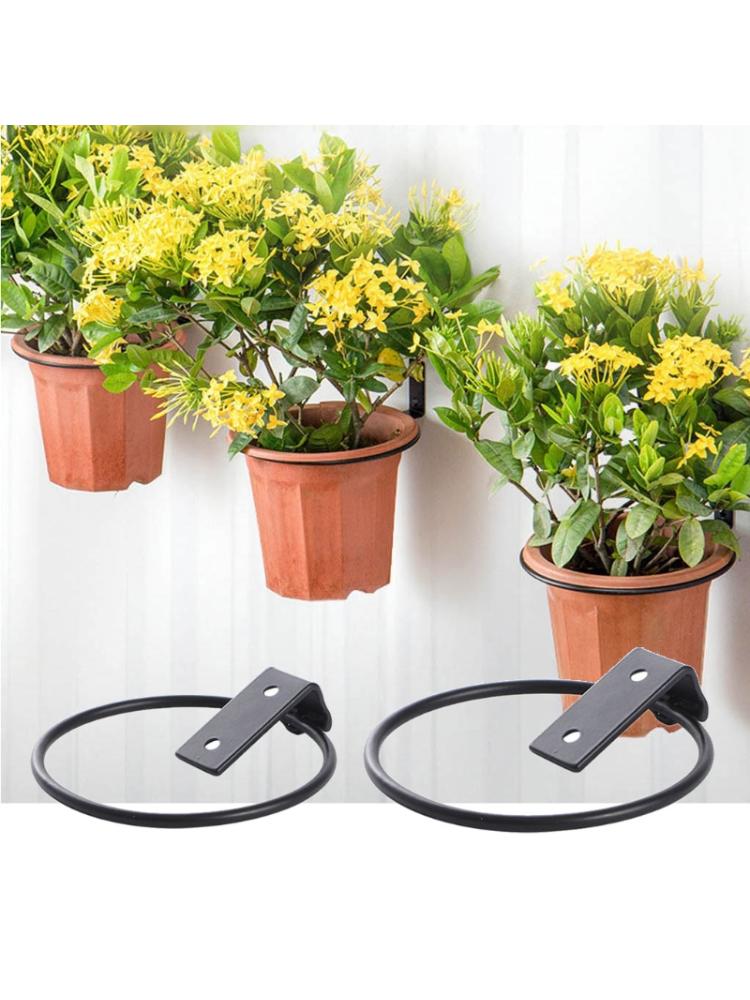 3 pakke planteholder ring urtepotteholder ring vægmonterede vægplanter kroge  m2ef