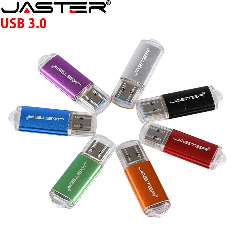 Black USB 3.0 Flash Drive 128GB High Speed Pen Drive 64GB Free Key Chain Memory Stick 32GB Plastic Metal Blue USB Stick 16GB