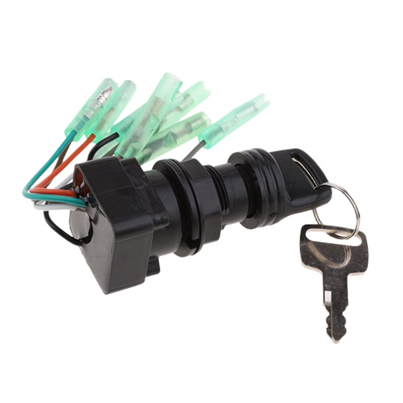 Motor Ignition Key Switch Assembly for Suzuki Outboard Control Box 37110-99E00 37110-92E01 Ignition Switch Key