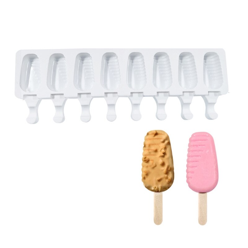 Moldes de silicona para hacer helados, 2/4/8 cavidades, para hacer helados caseros, N7MD