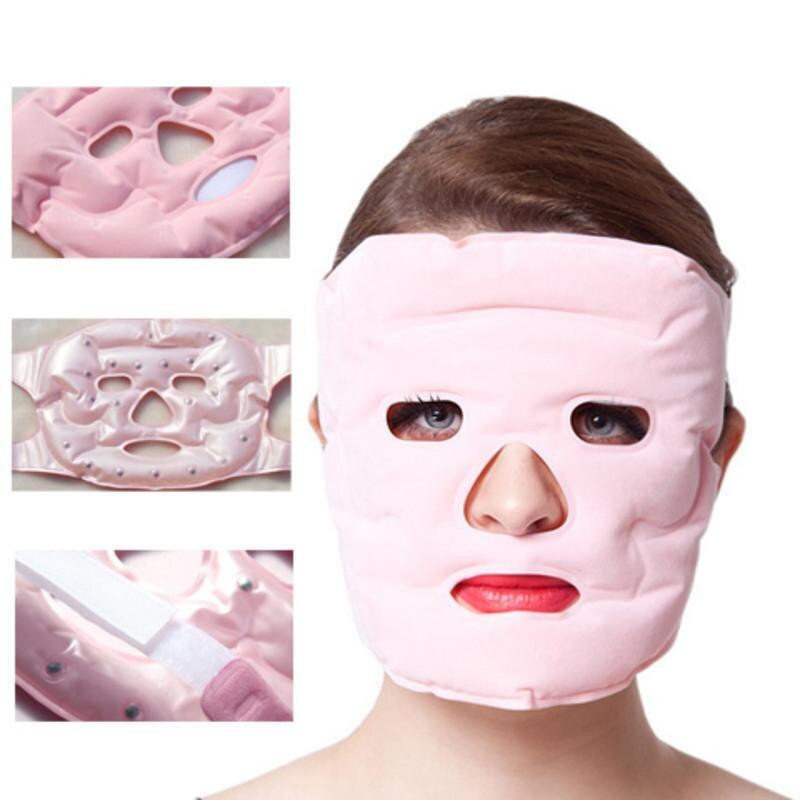 Gezichtsmasker toermalijnmasker gel magneet dun gezicht verwijderbaar zakje gezondheidsmagnetisch masker afslankend acupunctuur huidverzorgingsmasker: Default Title