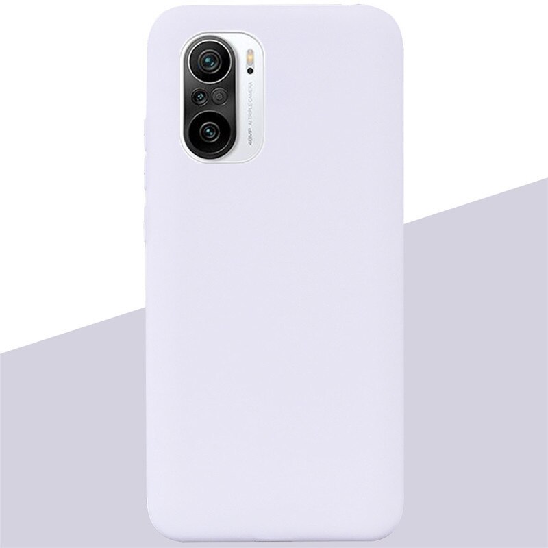 For Xiaomi Poco F3 Case Silicone Back Cover Phone Cases for Poco F3 Case Soft TPU Shockproof Pocof3 f 3 Silicone Case Coque: 16 White