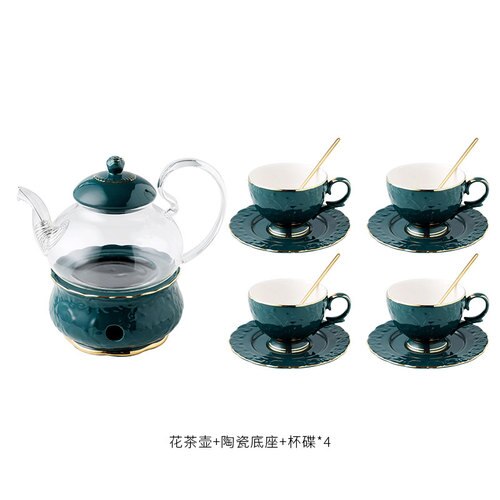 Bone China Coffee Cup Retro Ceramic Tea Cup and Saucer Set Luxury Afternoon Tea Coffee Cup and Saucer DD60CS