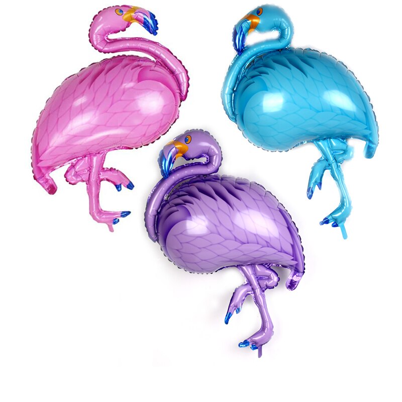 50 stk / parti flamingo ballon dyr tema fest tillykke med fødselsdagsfest dekoration bolde oppustelige folie globos