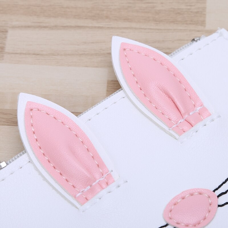 Schattige cartoon konijn portemonnee kaarthouder headset sleutelhanger tas tas portemonnee portemonnee voor meisjes