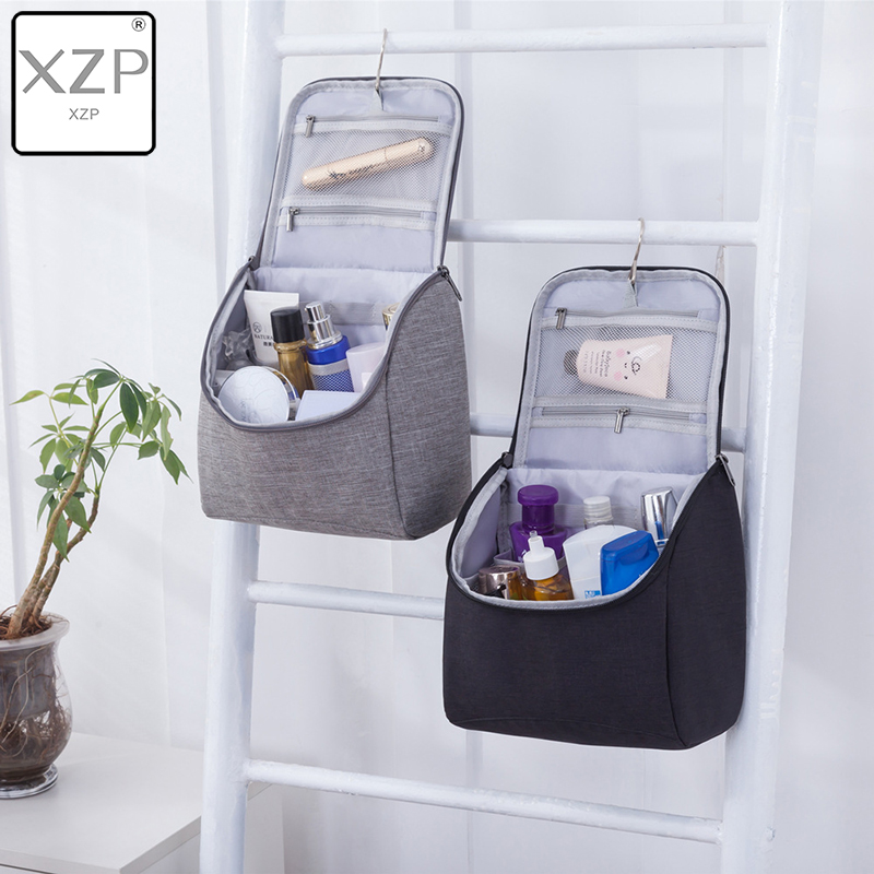 XZP imperméable à l'eau Oxford voyage organisateur sac unisexe femmes sac cosmétique suspendus sacs de maquillage lavage Kits de toilette sacs de rangement