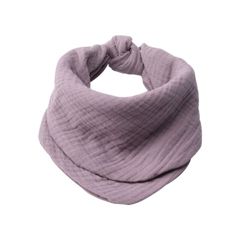 Musselin Blick Baby Lätzchen Neugeborenen Jungen Mädchen Spucktuch Bandana Baumwolle Kleinkind Schal Kleinkind Speichel Handtuch Schals unisex Baby Zeug: licht lila