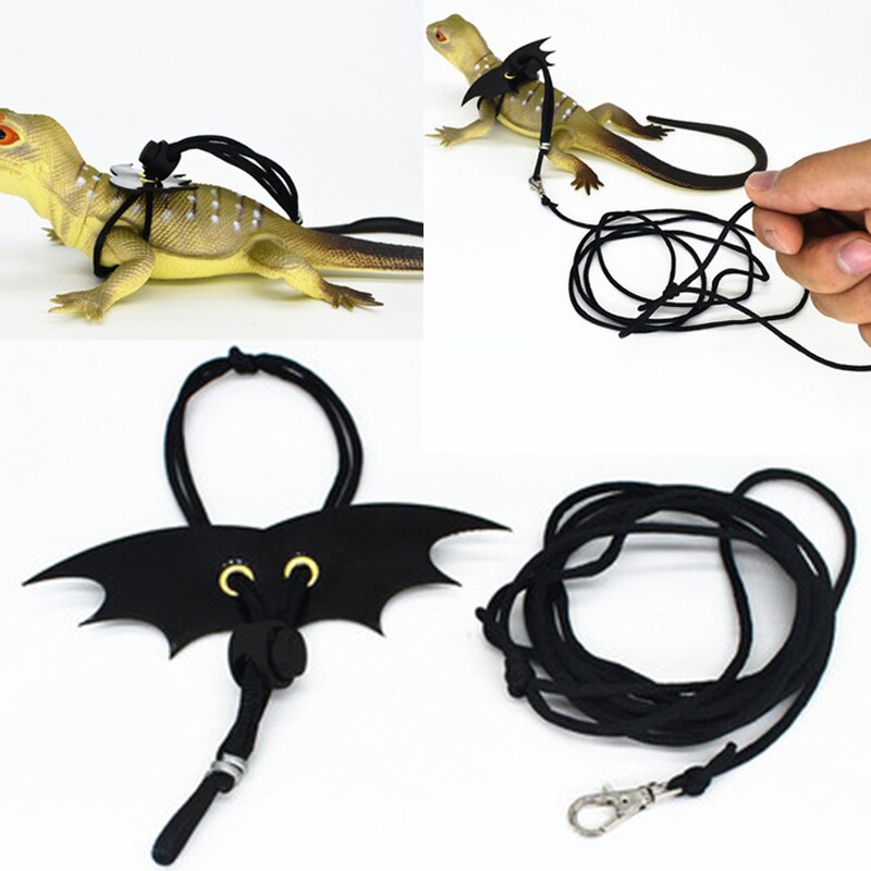 Pet Leash Lizard Towing Rope Small Squirrel Green Iguana Lion Lizard Reptile Collar Out Towing Rope To Prevent Escape Pet suppli