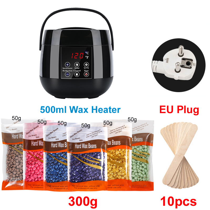 500 ml Wachs Heizung Maschine für Haar Entfernung Wachs-schmelzen Enthaarung Epilierer Maschine Wachsen Kit Paraffin Heizung Wachs Wärmer maschine: Silber
