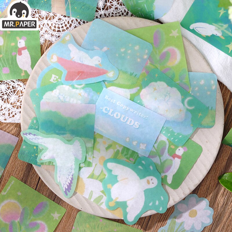 Sig.carta 4 design impostato spento con a sogno serie di Bronzing animale domestico grandi adesivi mini adesivi decorazione materiale adesivo fai-da-te