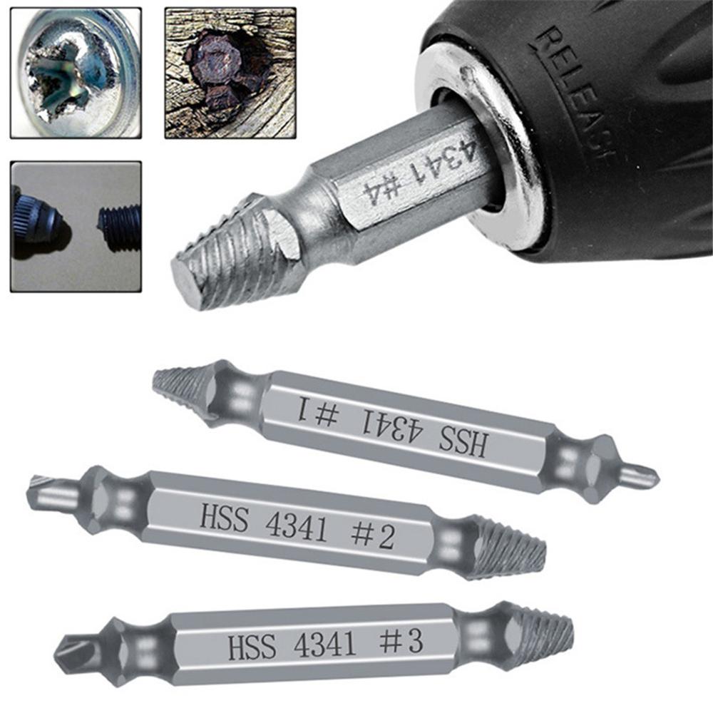 6pcs Screwdriver Extractor Broken Wire Maintenance Tools Stud Screw Removal Tool Screwdriver Screw Driver Impact Driver Bits