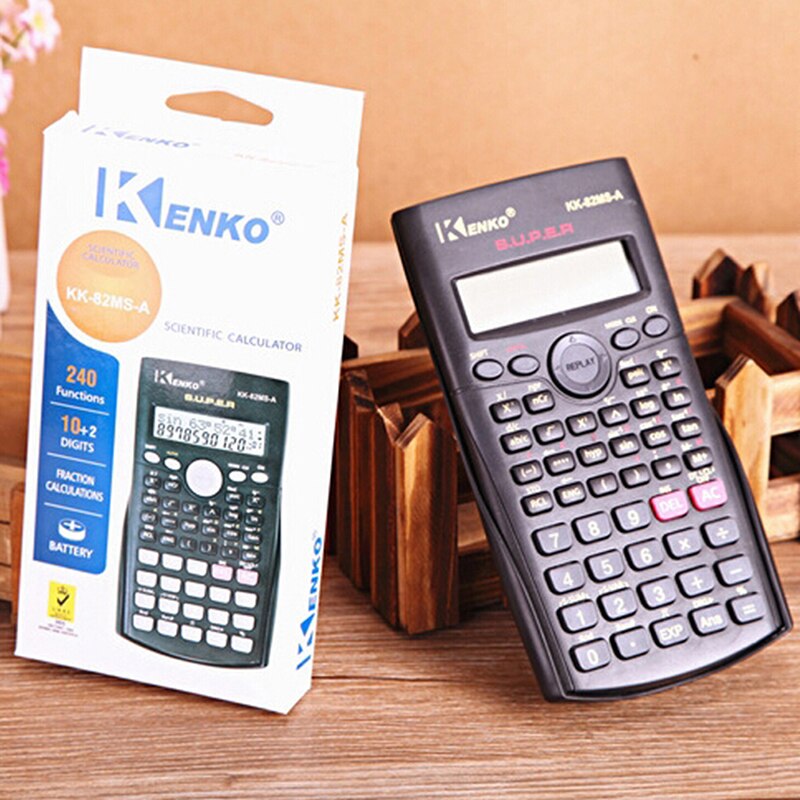 Calculator Handheld Multi-function 2-Line Display Digital LCD Scientific Calculator For Office School Stationery