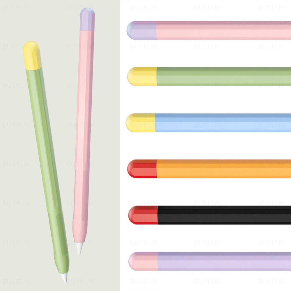 Protection Case For Apple Pencil 1/2 Soft Silicone Case Ultra Thin Shockproof iPad Tablet Touch Stylus Pen Protective Cover