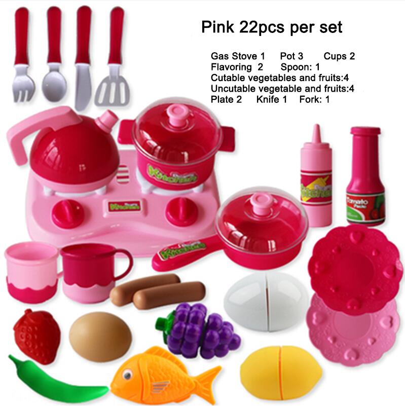 Ustensiles miniatures pour enfant, vaisselle, ustensiles de cuisine, jeu semblant de cuisine pour enfants, mini ustensiles de cuisine en plastique, ustensiles de cuisine, jouet de simulation: 22pcs per set