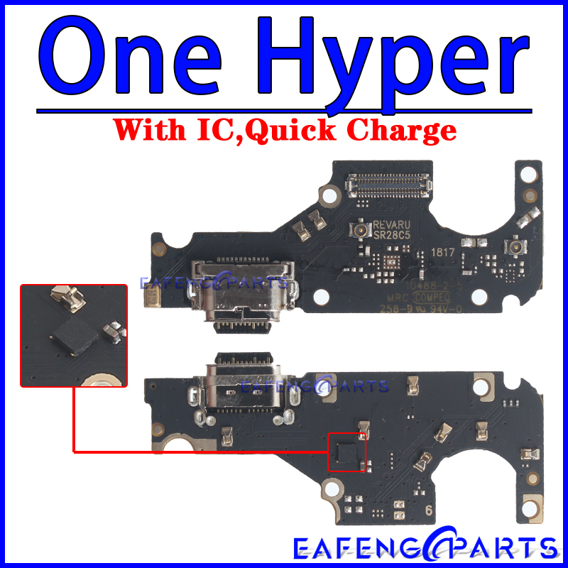 Usb Dock Charger Connector for Motorola Moto One Action Vision Fusion Hyper Macro Power Plus Charging Board Module Flex Ports: Blue