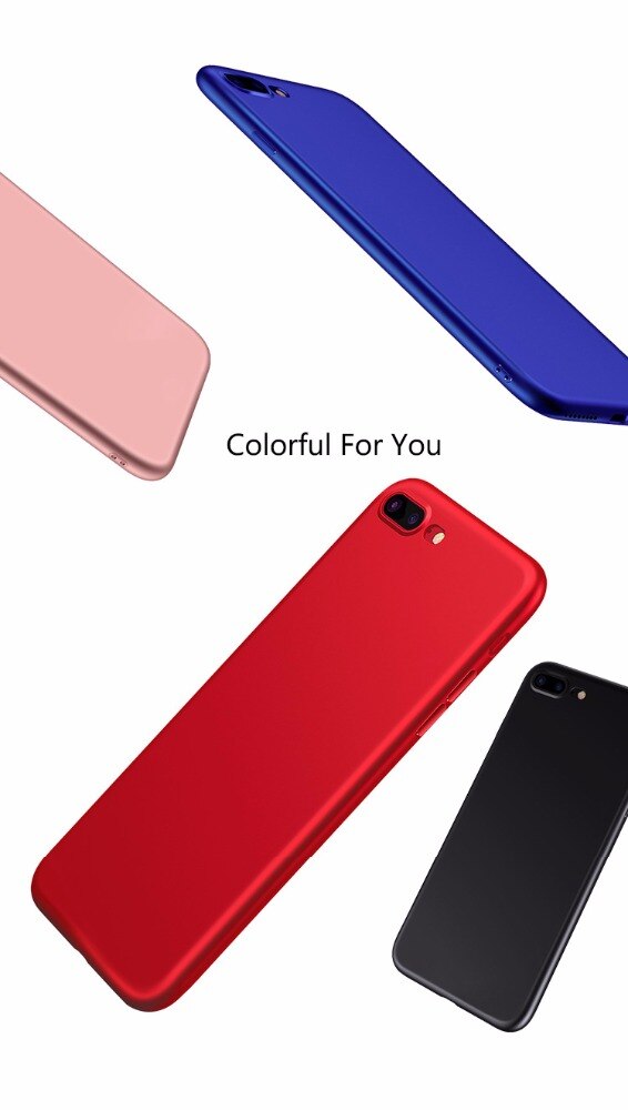 Anti-shock fleksibel mat metallisk oliemaling gummi ensfarvet tpu beskyttende telefon bagcover til iphone 7 8 plus  x 8+