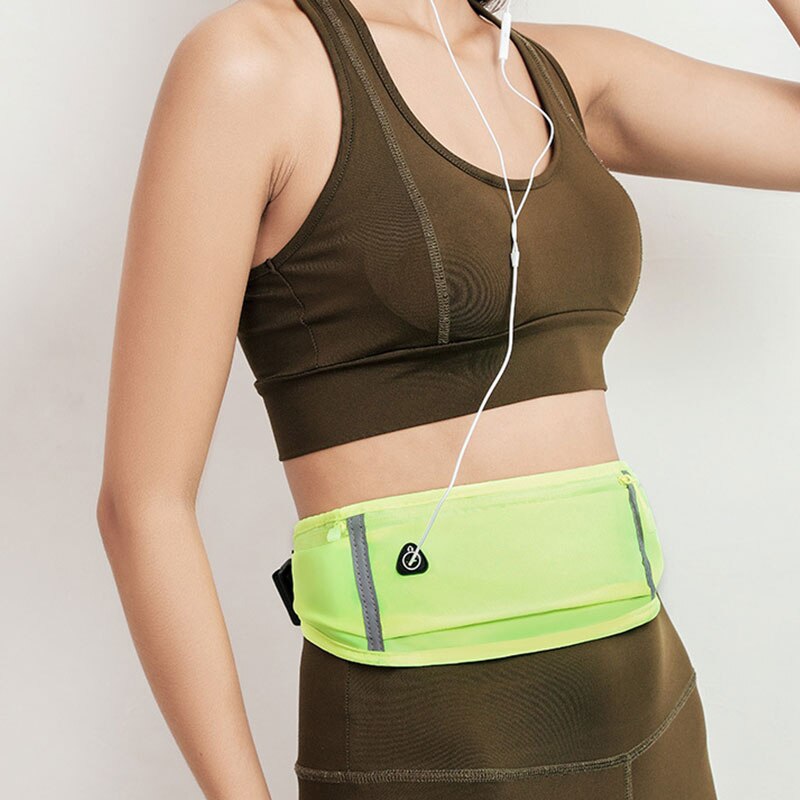 Ultradunne Mode Taille Tas Waterdichte Reizen Toevallige Run Klim Zak Sport Taille Verpakking Zomer Unisex Reflecterende Telefoon Tas