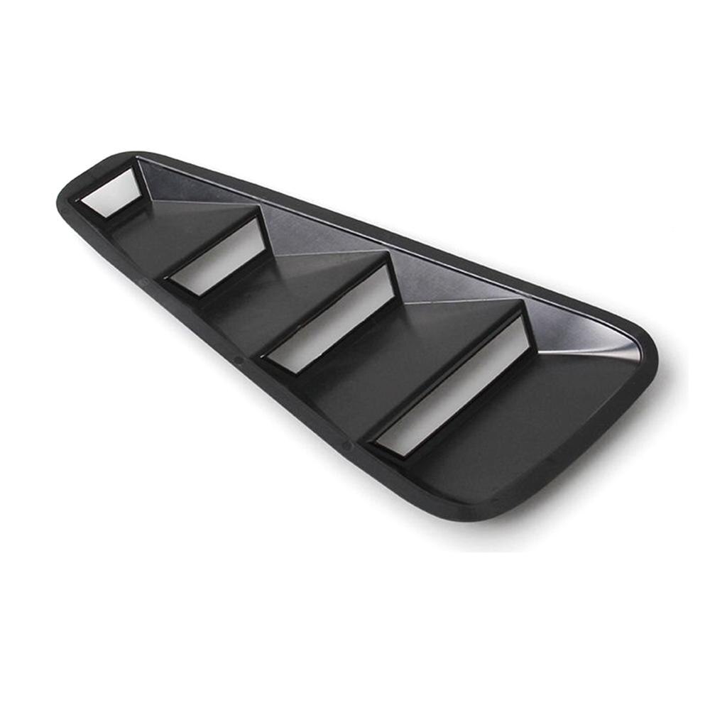 47x24cm 1 Pair Side Window Blinds Vents Air Intake Panel Louvers ABS Plastic Scoop Cover Vent For Ford Mustang 2005