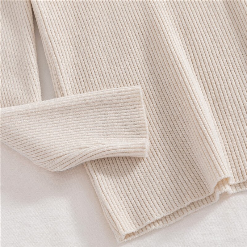 H.SA Autumn Basic Turtleneck Sweater Casual Soft Solid Jumper Korean Sweater Slim Femme Elasticity Winter Pullovers
