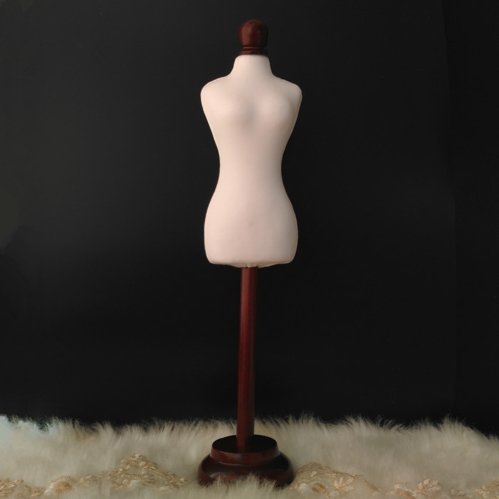 Half Size Dress Form 1/4 dress form Mannequin 1/4 clothing draping mannequin cloth models dress form with button wood ,M00019A