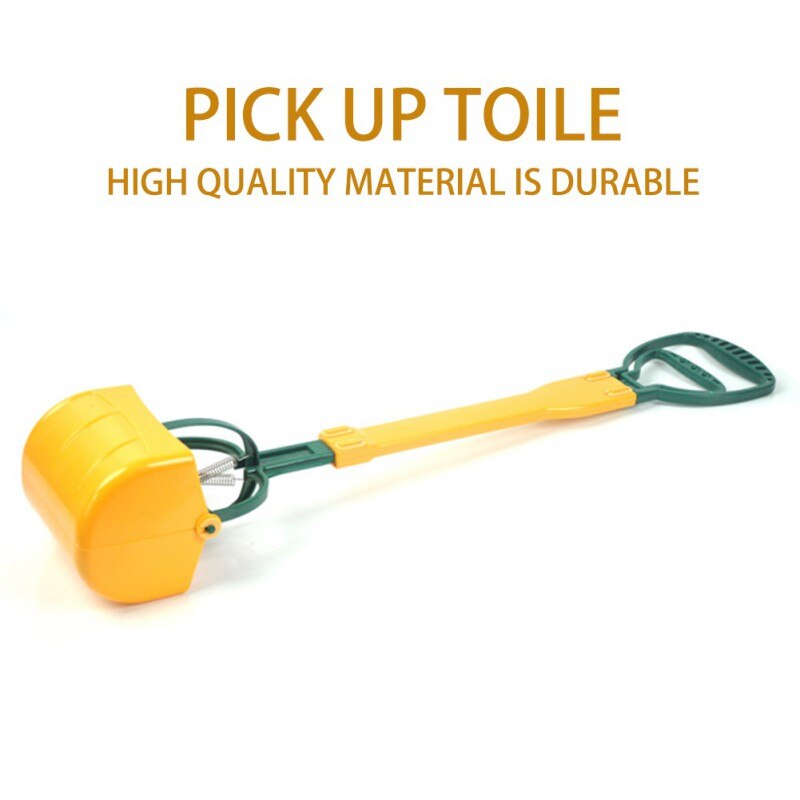 Foldable Pooper Scoop Dog Waste Scoop Sanitary Pickup Remover For Outdoor Pet Puppy Cat Kitten Long Handle Pet Pooper Scooper