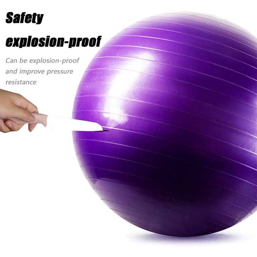 Yoga Exercise Ball Chair Core Strength Training Fitness Massage Sports Goods Mat